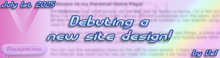 New Site Design